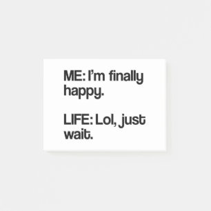 Life Sucks Post-it Notes