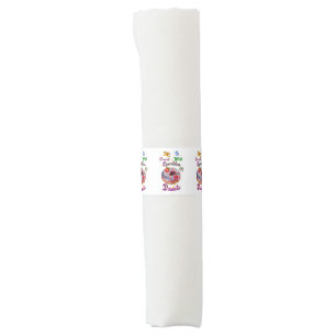 Life Tableware Is Sweet With Sparkles Of Donuts Napkin Bands
