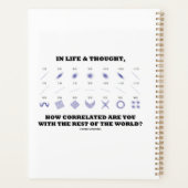 Life Thought How Correlated Are You World Stats Planner (Back)