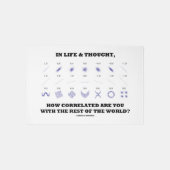 Life Thought How Correlated Are You World Stats Rug (Front)