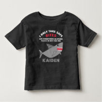 Life Threatening Food Allergy Alert Shark Shirt