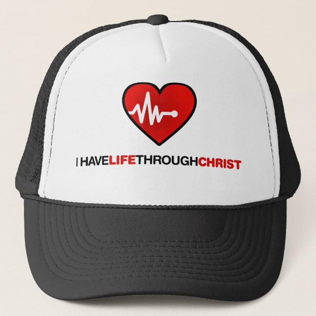 Life trough Christ Trucker Hat (Front)