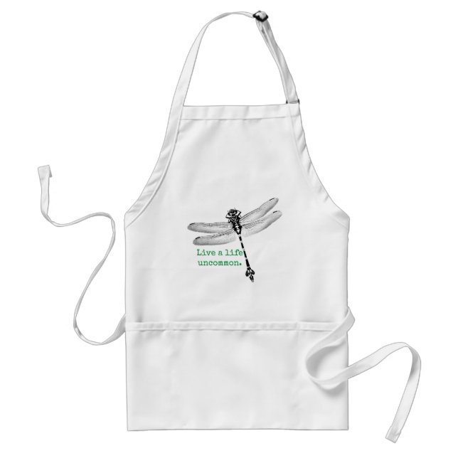 Life Uncommon Dragonfly Adult Apron (Front)