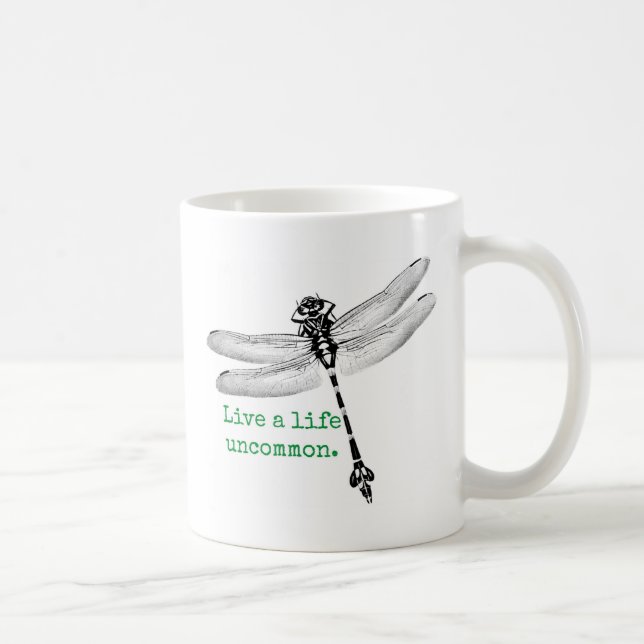 Life Uncommon Dragonfly Coffee Mug (Right)