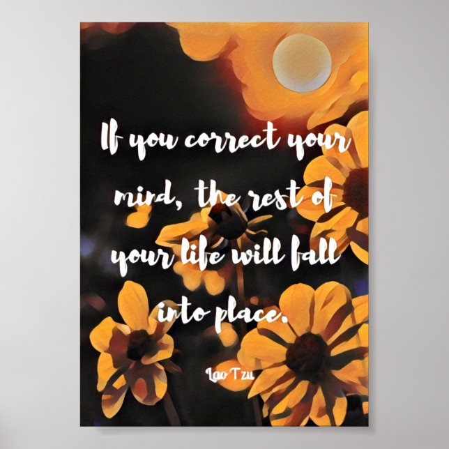 Life Will Fall Into Place  Quote Poster (Front)