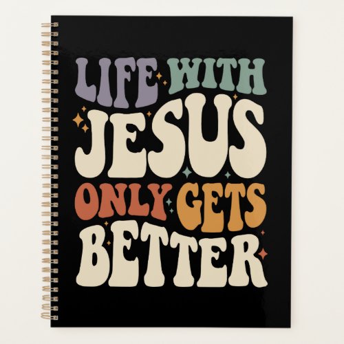 Life With Jesus _ Inspirational Christian Quote Planner