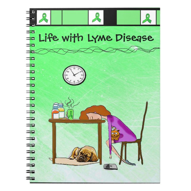 Life with Lyme Disease Notebook or Journal (Front)