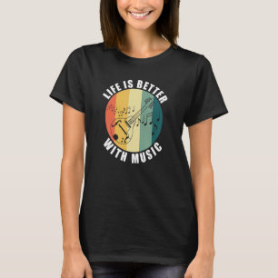 Life With Mandolin Funny Mandolin Player Musician T-Shirt