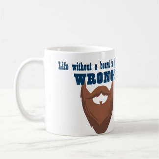 Life without a Beard large mug