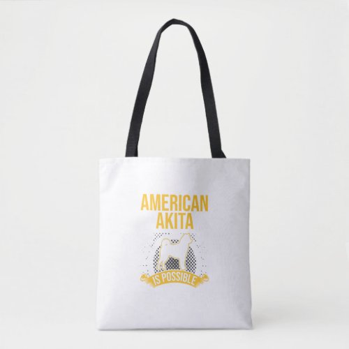 Life Without American Akita Is Pointless Dog Lover Tote Bag