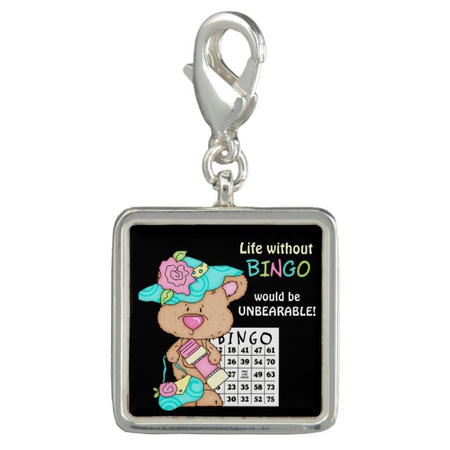 Life without Bingo Gambling charm (Front)