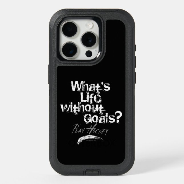 Life Without Goals (Hockey) OtterBox iPhone Case (Back)