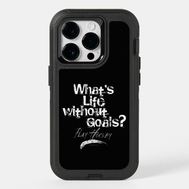 Life Without Goals (Hockey) OtterBox iPhone Case (Back)