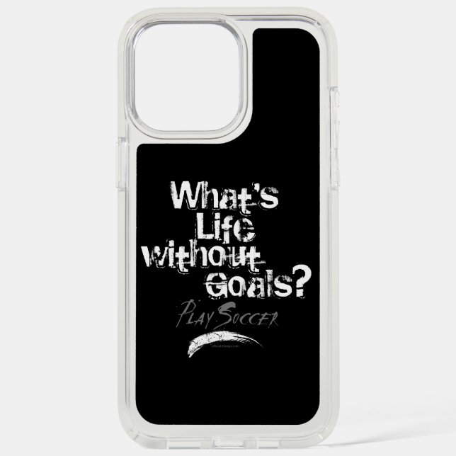 Life Without Goals (Soccer) Speck iPhone Case (Front)