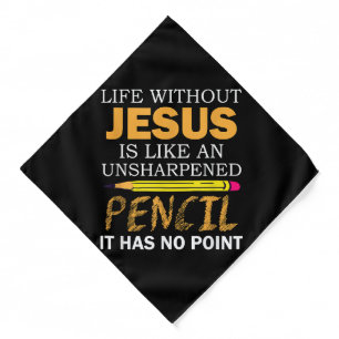 Life Without Jesus Funny Christian Religious Faith Bandana