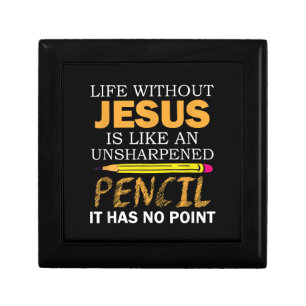 Life Without Jesus Funny Christian Religious Faith Gift Box