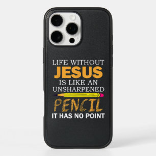 Life Without Jesus Funny Christian Religious Faith iPhone 16 Pro Max Case