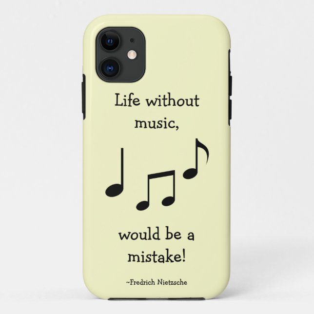 Life Without Music iPhone 5 Case (Back)