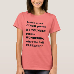 LIFE wonder journey young old vintage thoughts GIF T-Shirt