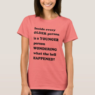 LIFE wonder journey young old vintage thoughts GIF T-Shirt