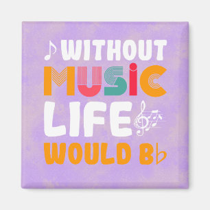 Life Would be Flat Magnet