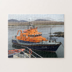 Lifeboat at Port Askaig, Isle of Islay, Scotland Jigsaw Puzzle