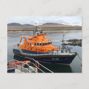 Lifeboat at Port Askaig, Isle of Islay, Scotland Postcard