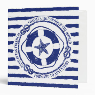 Lifebuoy And Starfish Binder