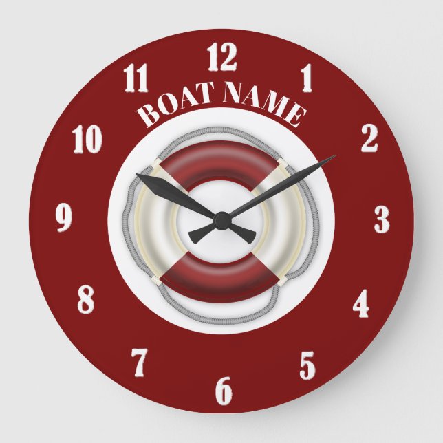 Lifebuoy Large Clock (Front)