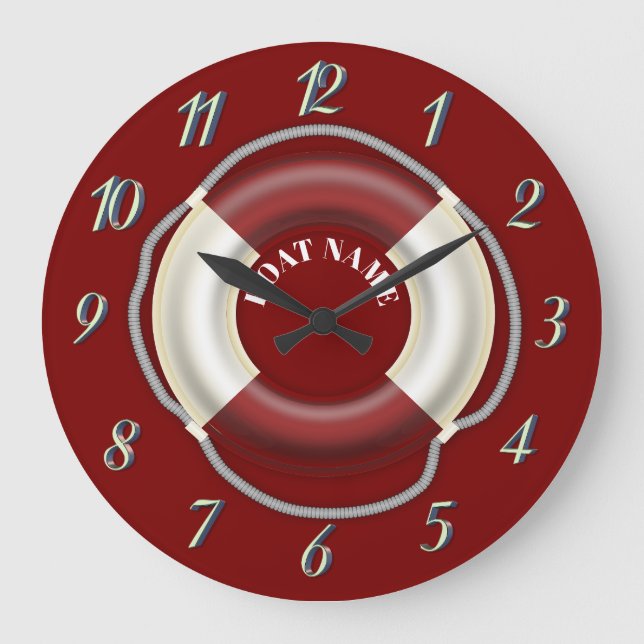 Lifebuoy Large Clock (Front)
