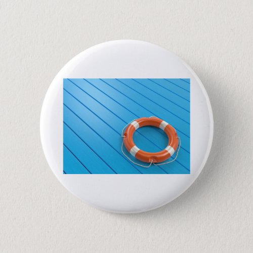 Lifebuoy on blue floor button