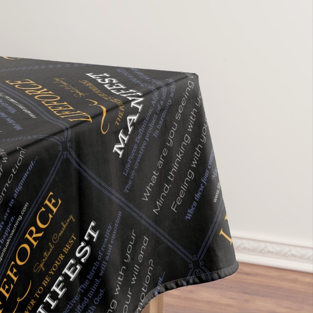 LifeForce Table Cloth: Manifest Tablecloth (In Situ)