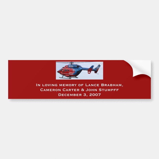 LifeGuard Alaska N141LG Bumper Sticker (Front)
