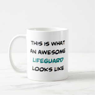 lifeguard, awesome coffee mug