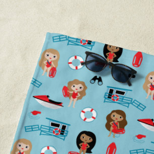 Lifeguard Beach Towel