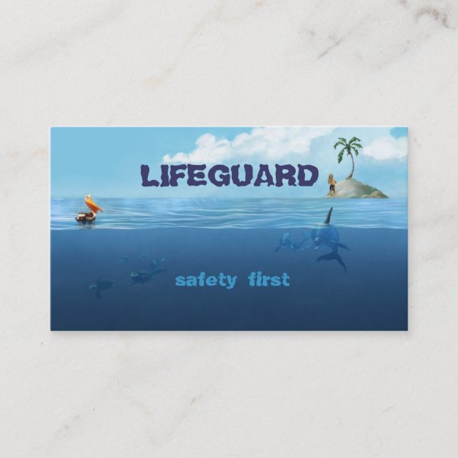 LIFEGUARD BUSINESS CARD (Front)