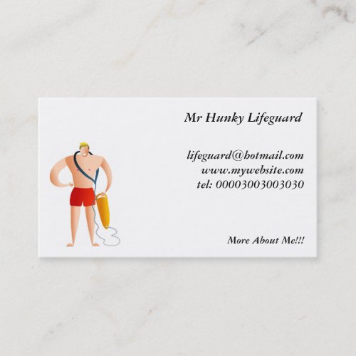 Lifeguard Business Card