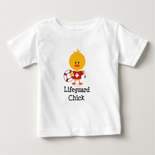 Lifeguard Chick Infant T_shirt