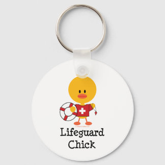 Lifeguard Chick Keychain