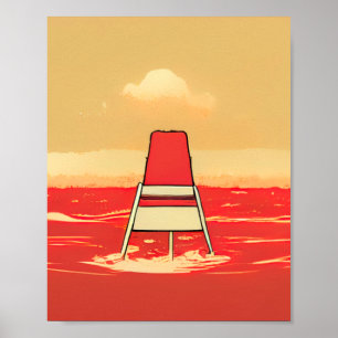 Lifeguard Comics style Poster