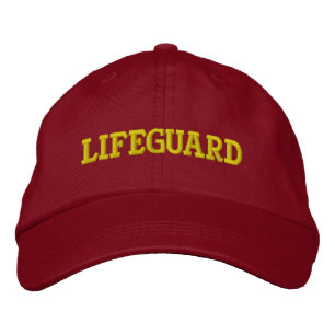 LIFEGUARD EMBROIDERED BASEBALL CAP