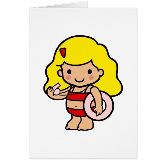 Lifeguard girl cards (Front)