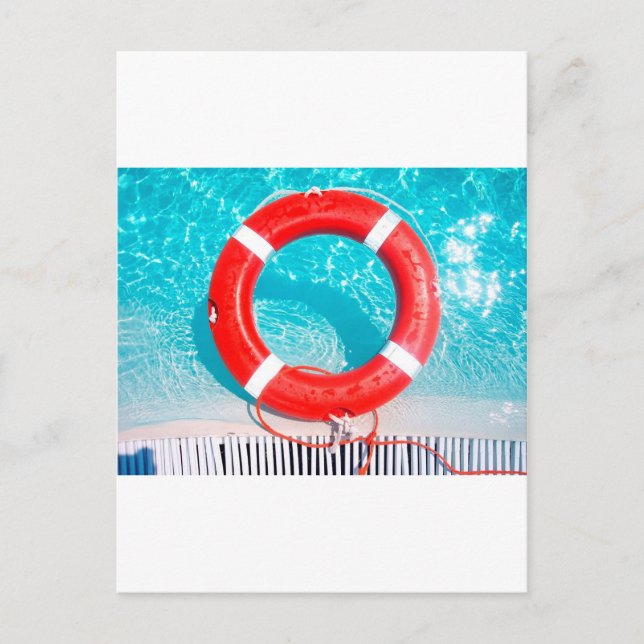 Lifeguard Lifesaver Postcard (Front)