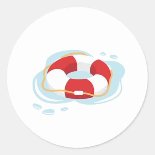 Lifeguard Saver Classic Round Sticker