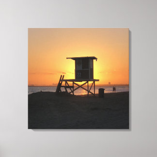 Lifeguard Shack 22 Canvas Print