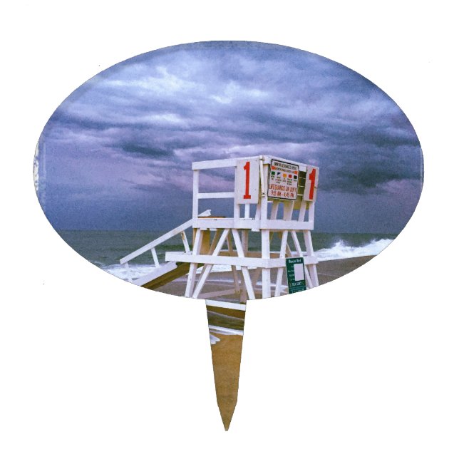 Lifeguard Stand Cake Topper (Front)