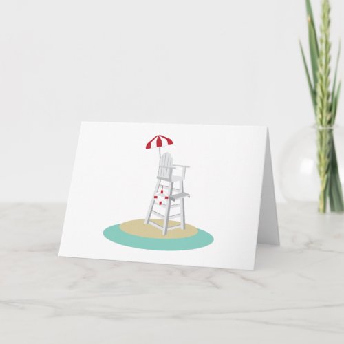 Lifeguard Stand Card