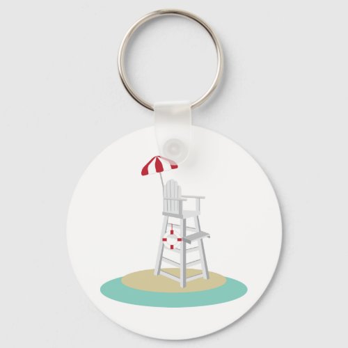 Lifeguard Stand Keychain