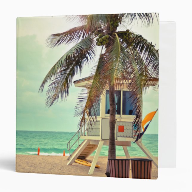 Lifeguard Station |Florida 3 Ring Binder (Front/Inside)