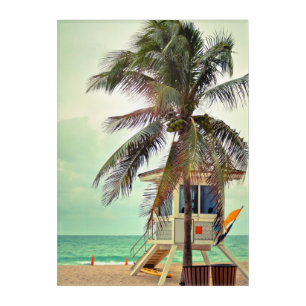 Lifeguard Station  Florida Acrylic Print